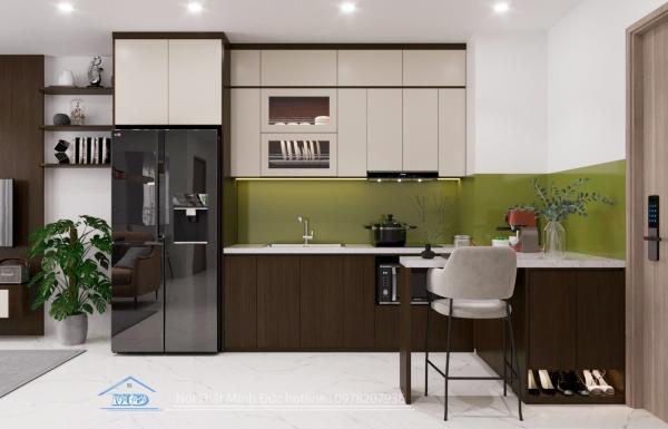 Thiết kế và thi công nội thất căn hộ 2 ngủ +1 Vinhomes Smart City